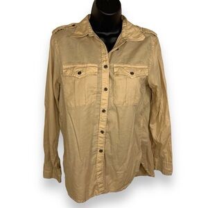 SMALL RALPH LAUREN DENIM & SUPPLY EXPEDITION COTTON NEUTRAL LONG SLEEVE